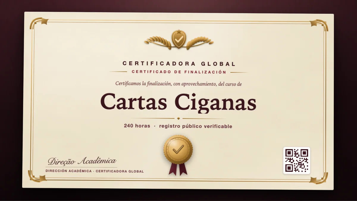Portada del curso Cartas Ciganas