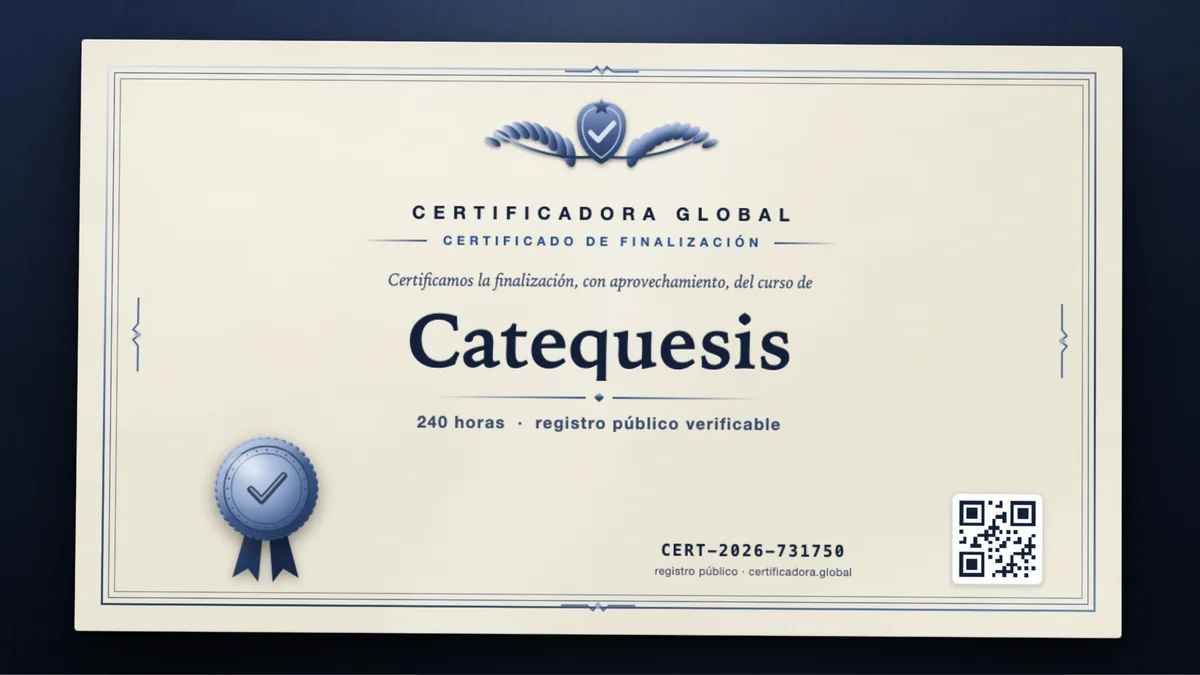Portada del curso Catequesis
