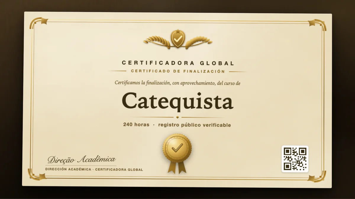 Portada del curso Catequista