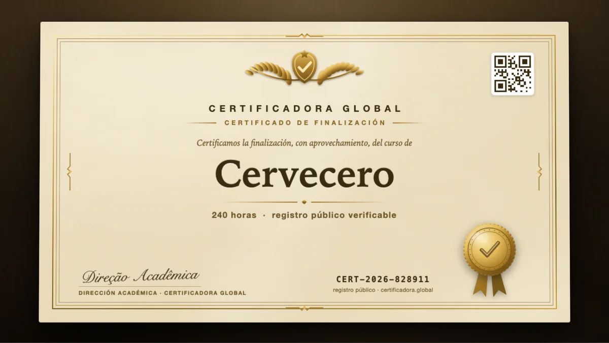 Portada del curso Cervecero