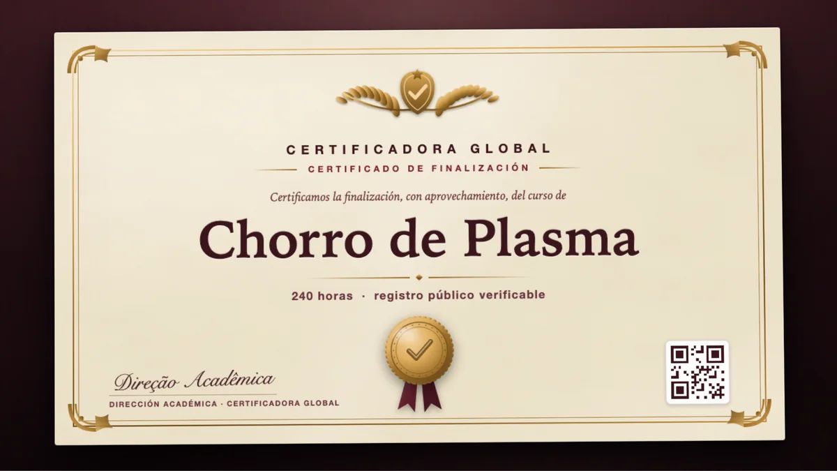 Portada del curso Chorro de Plasma