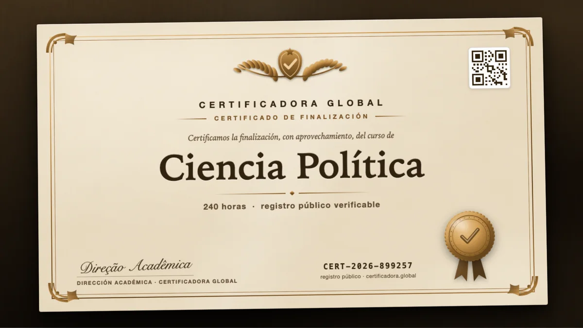 Portada del curso Ciencia Política