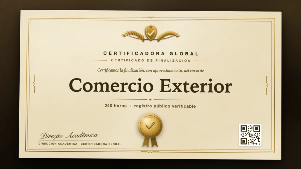 Portada del curso Comercio Exterior