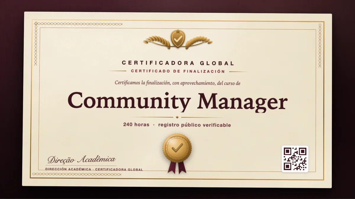 Portada del curso Community Manager