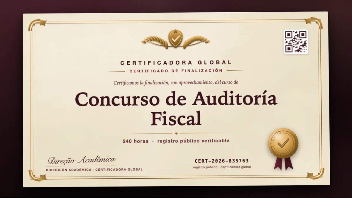 Portada del curso Concurso de Auditoría Fiscal