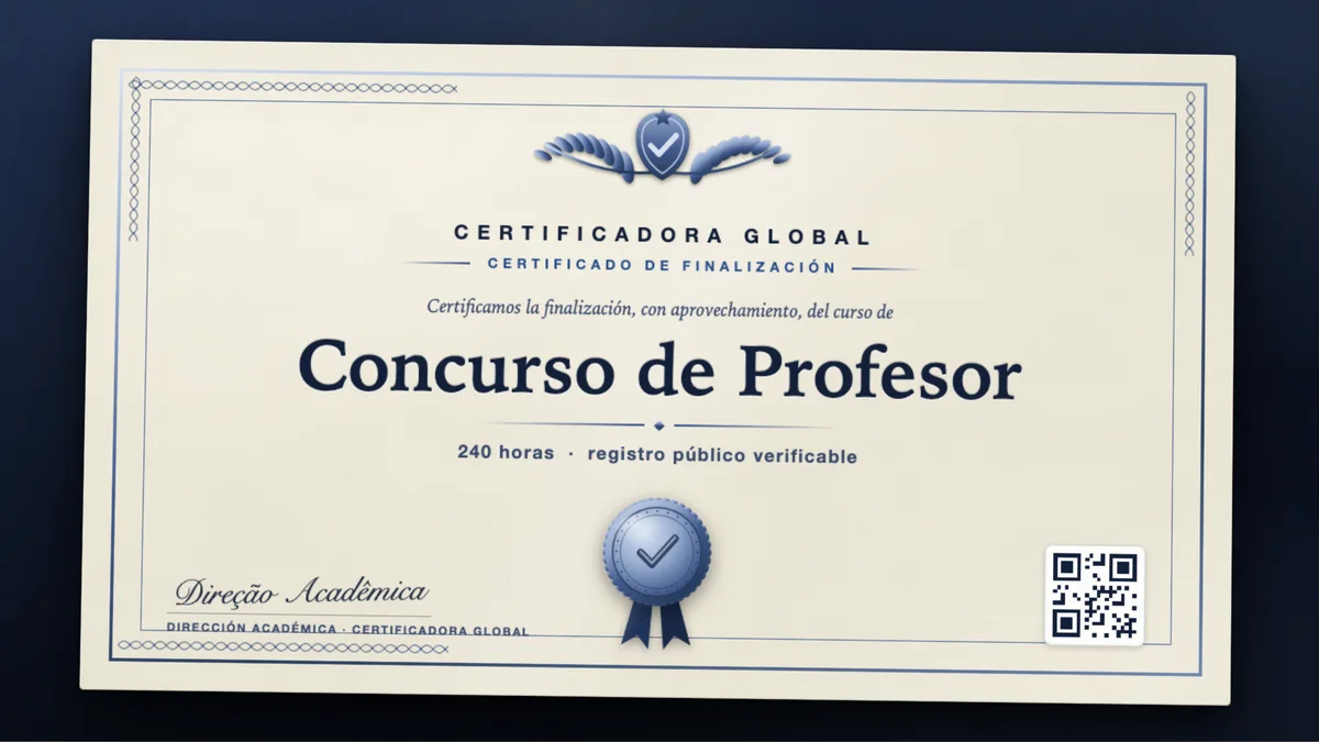 Portada del curso Concurso de Profesor