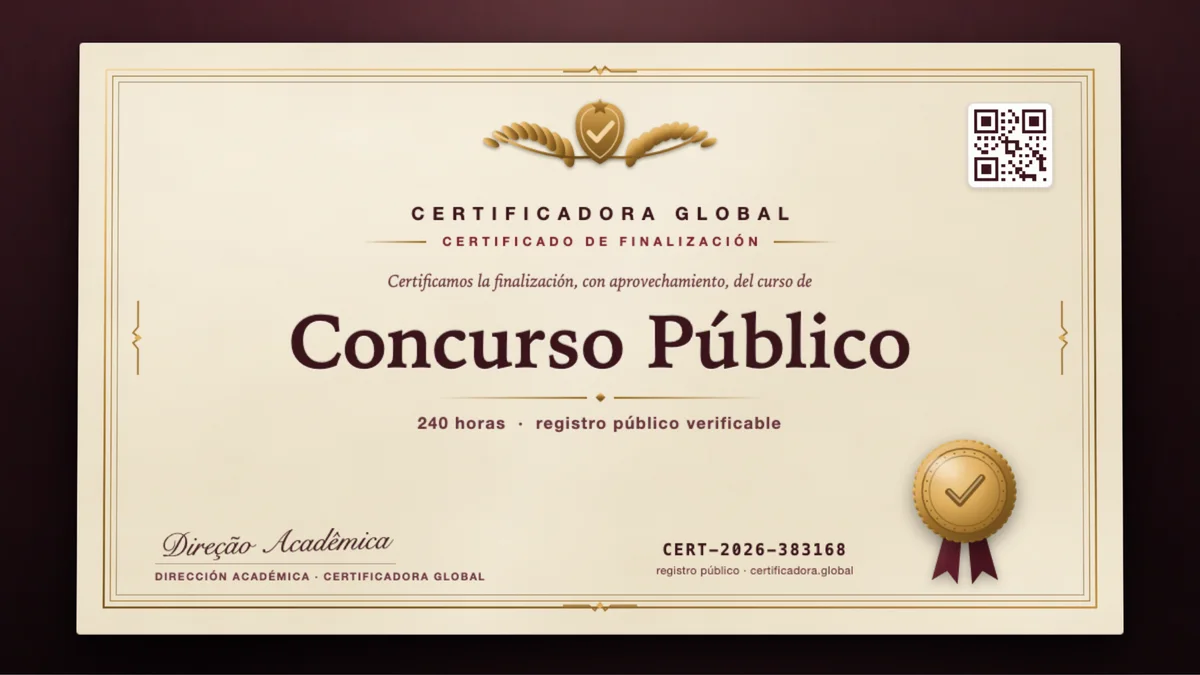 Portada del curso Concurso Público