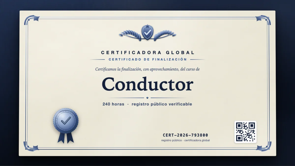 Portada del curso Conductor