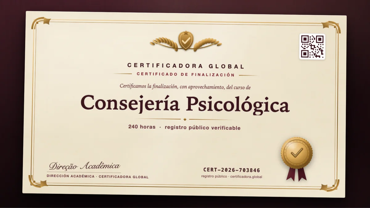 Portada del curso Consejería Psicológica