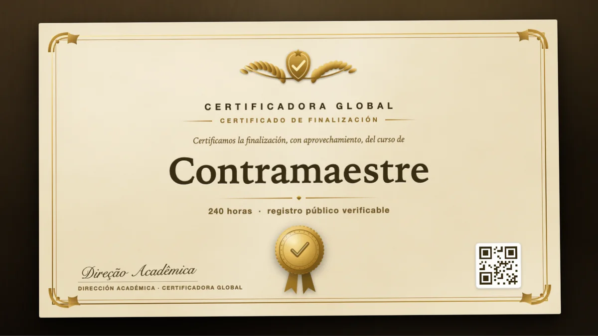 Portada del curso Contramaestre
