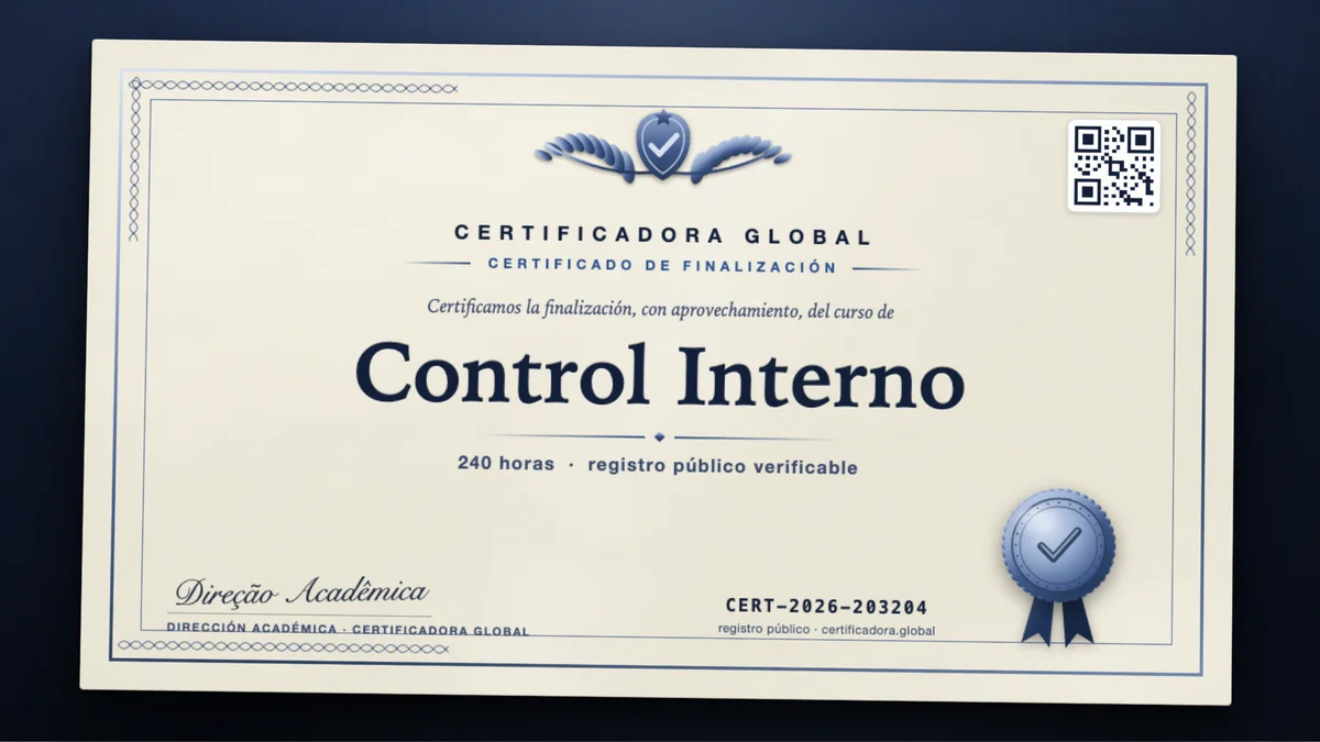 Portada del curso Control Interno