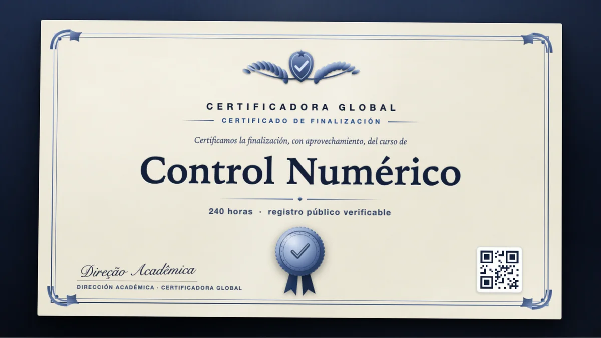 Portada del curso Control Numérico