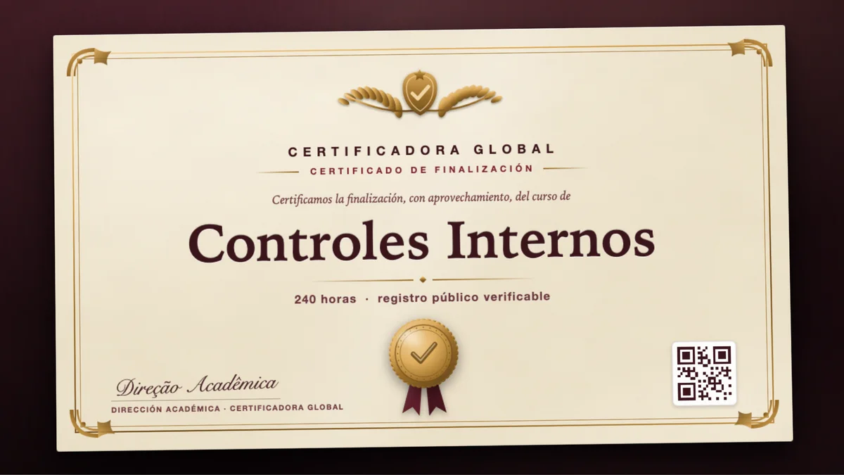 Portada del curso Controles Internos