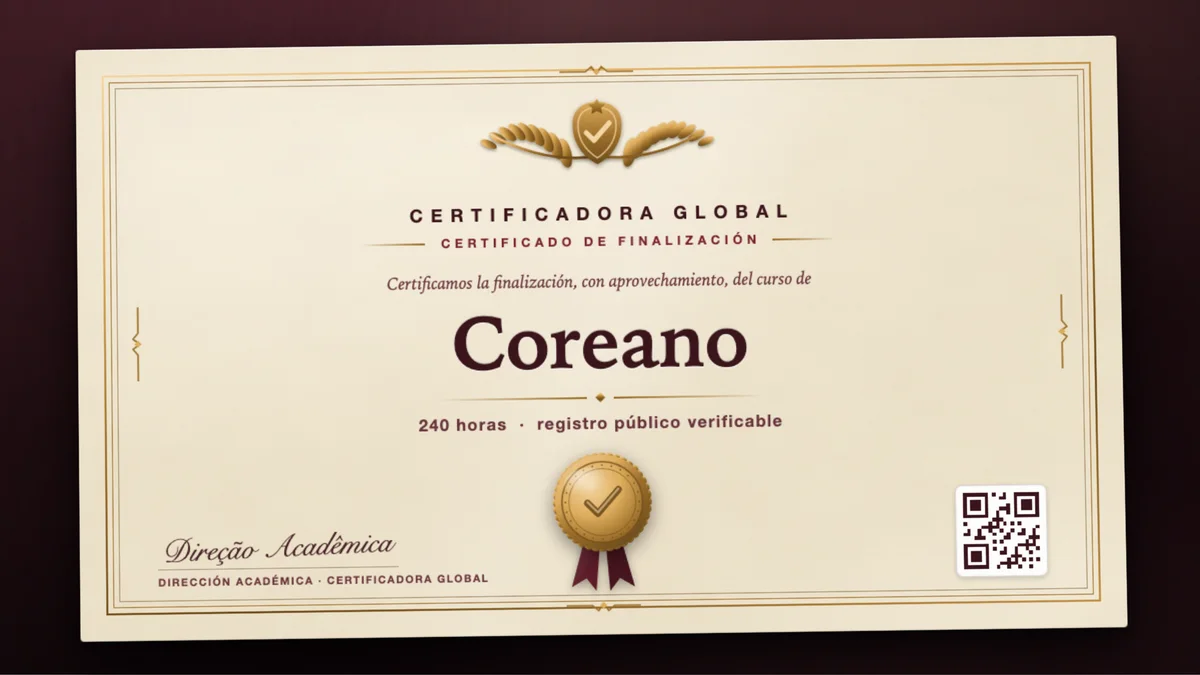 Portada del curso Coreano