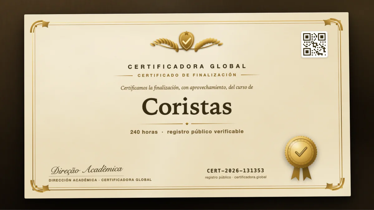 Portada del curso Coristas