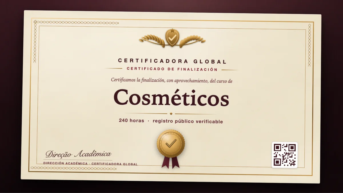 Portada del curso Cosméticos