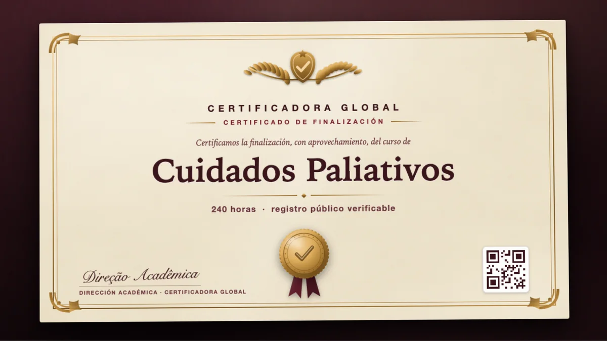 Portada del curso Cuidados Paliativos
