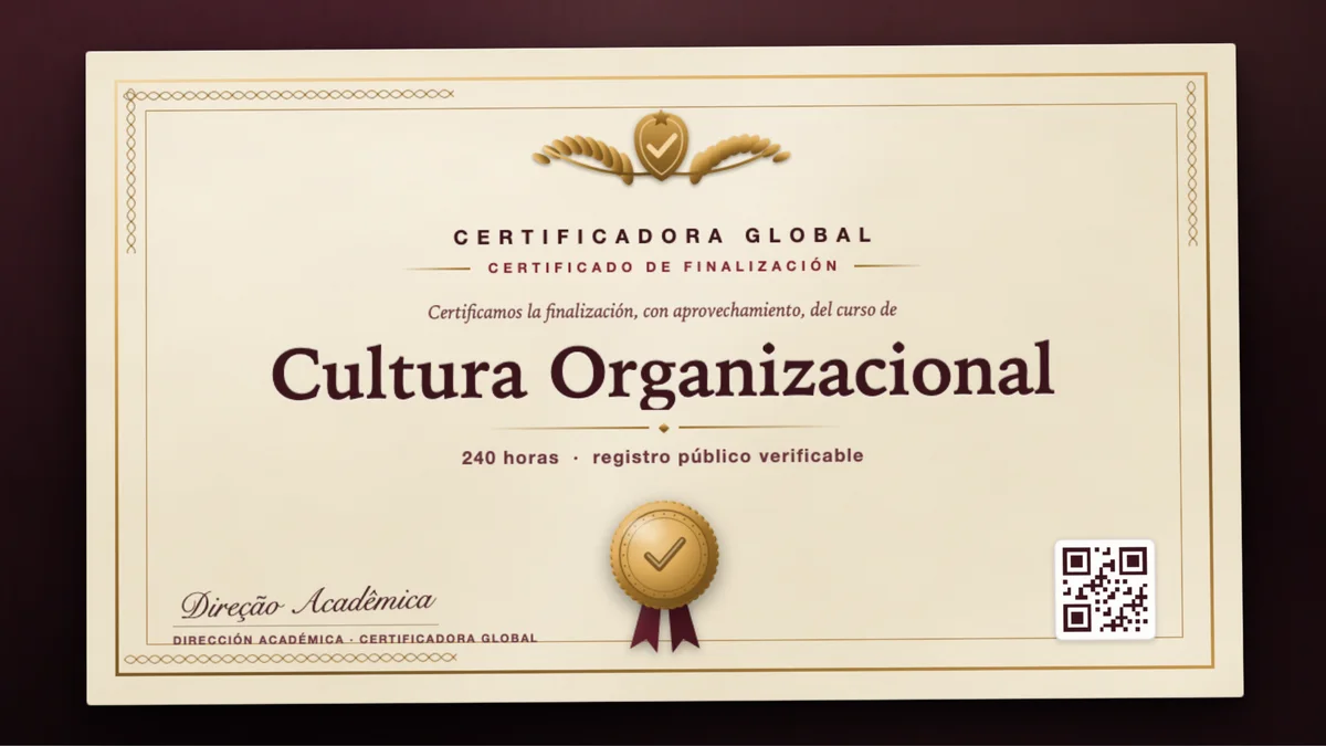 Portada del curso Cultura Organizacional