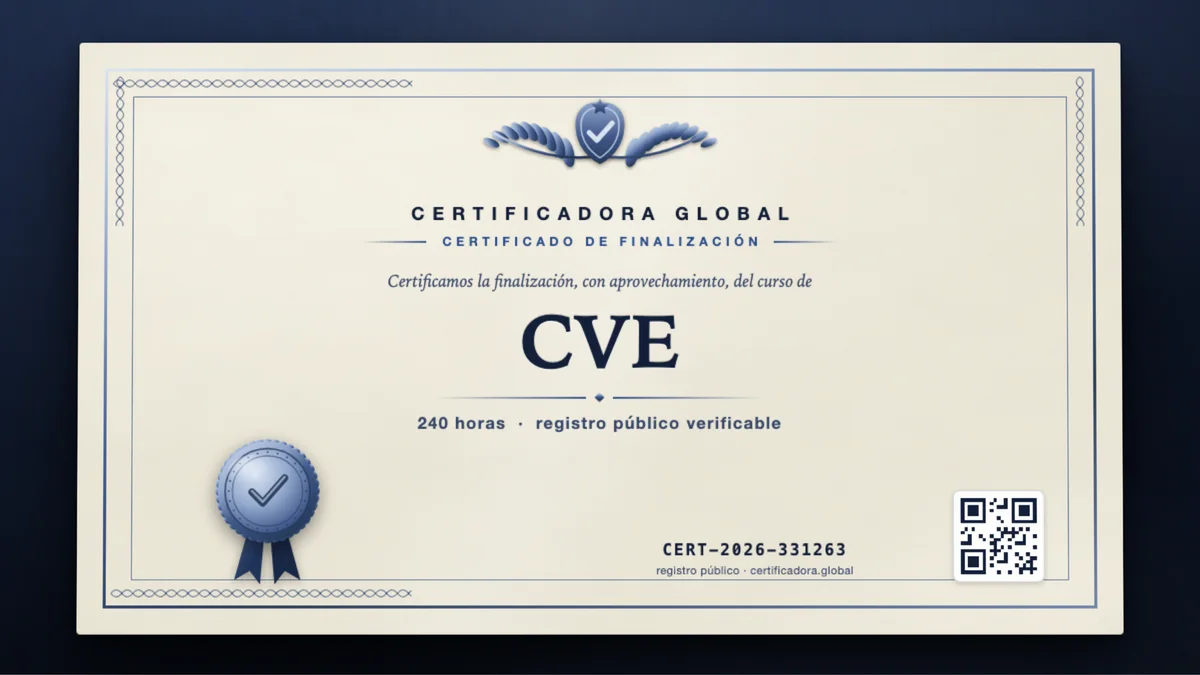 Portada del curso CVE