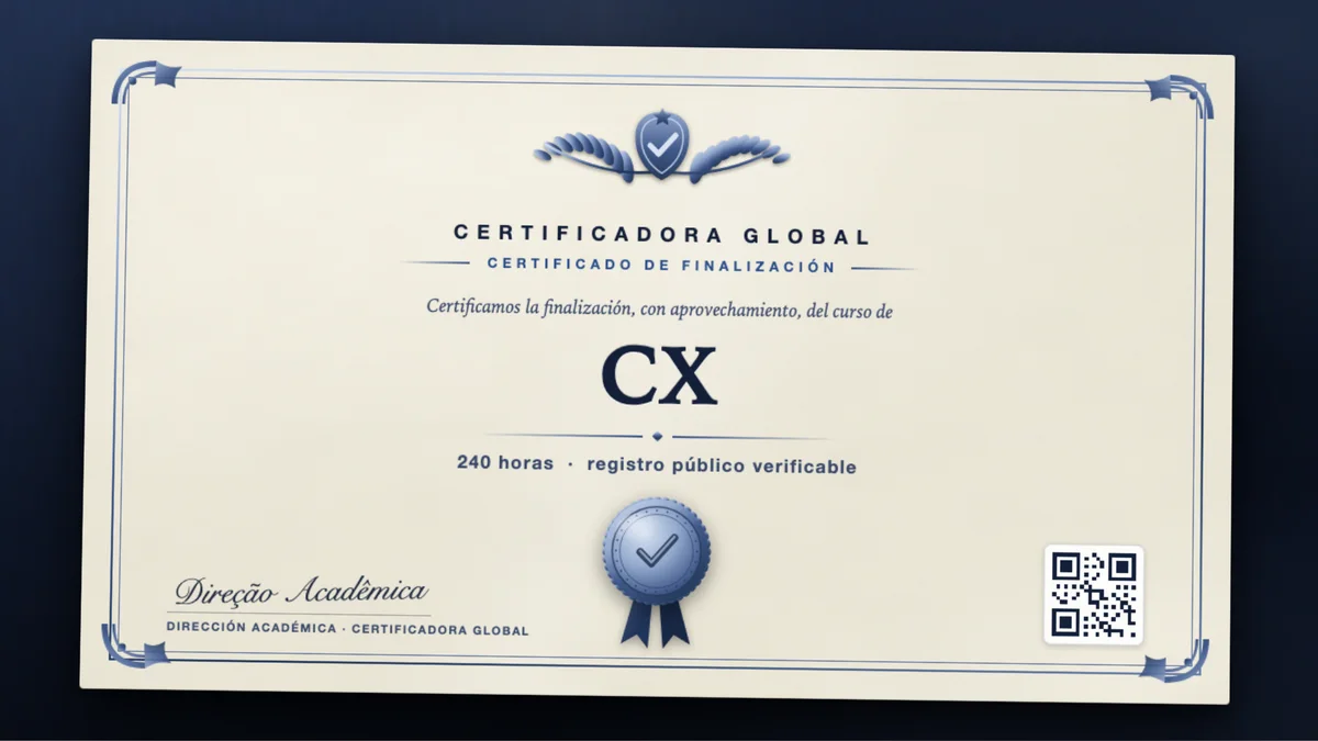Portada del curso CX