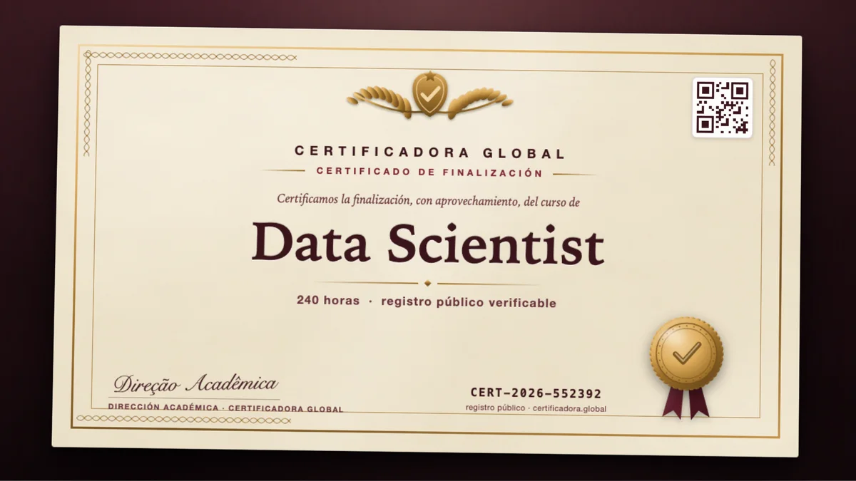 Portada del curso Data Scientist