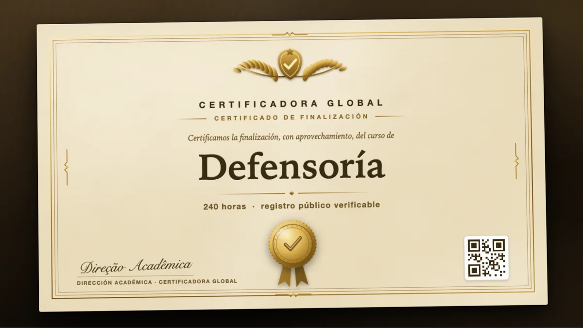 Portada del curso Defensoría