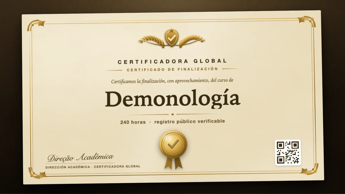 Portada del curso Demonología