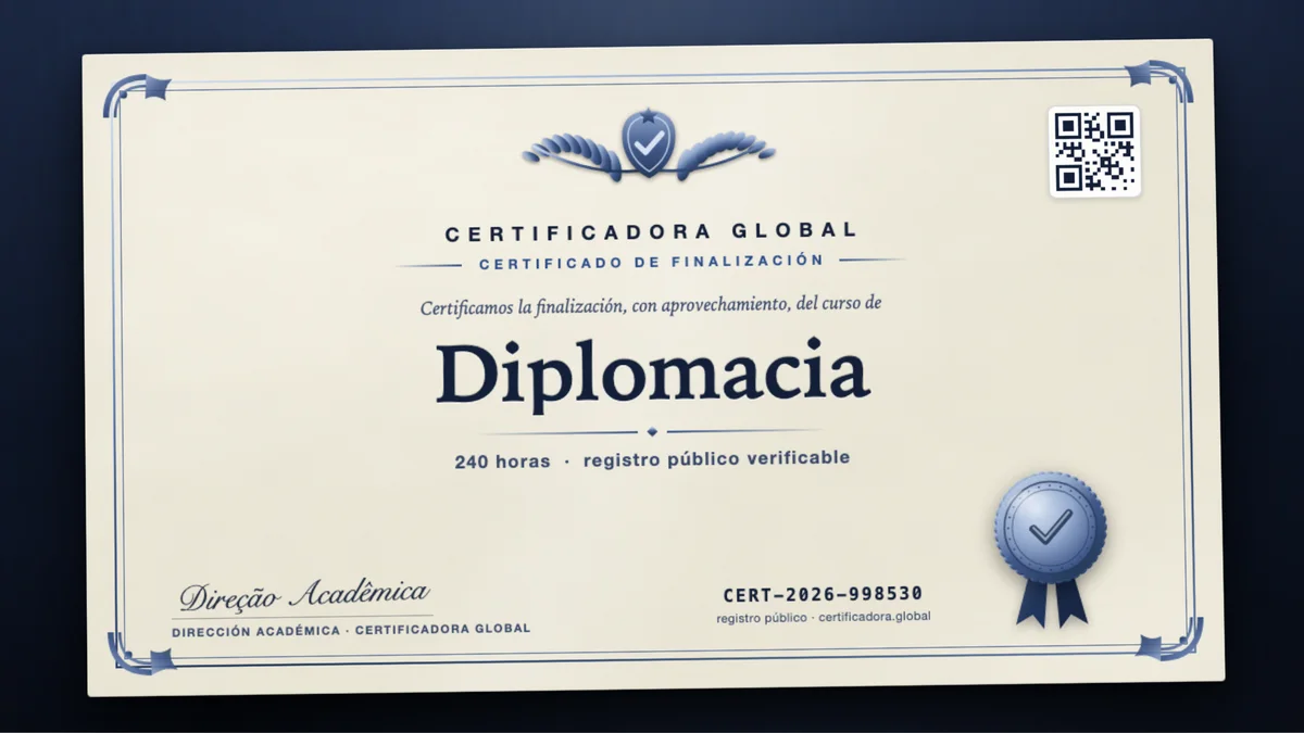 Portada del curso Diplomacia