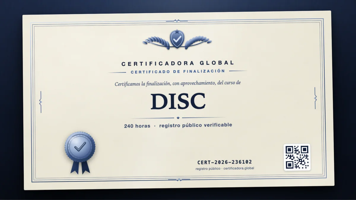 Portada del curso DISC