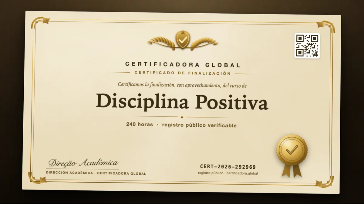 Portada del curso Disciplina Positiva
