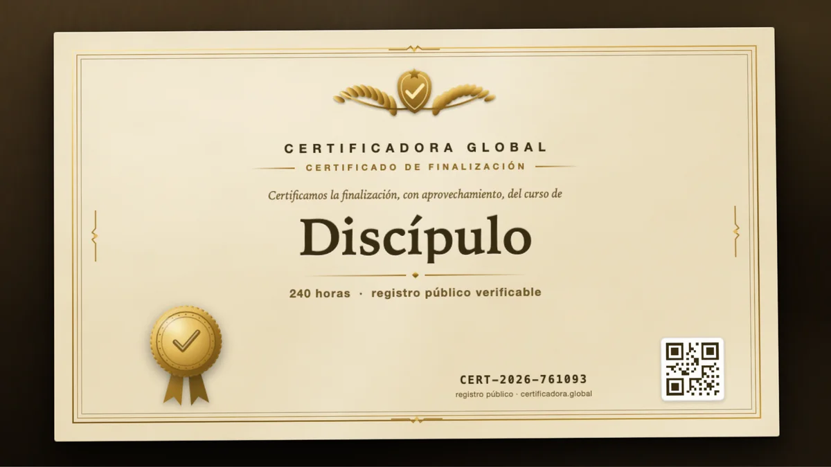 Portada del curso Discípulo