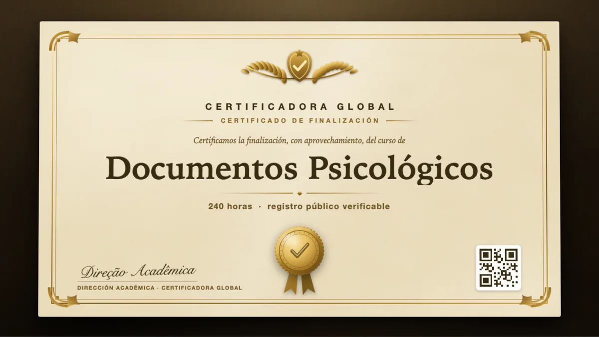 Portada del curso Documentos Psicológicos