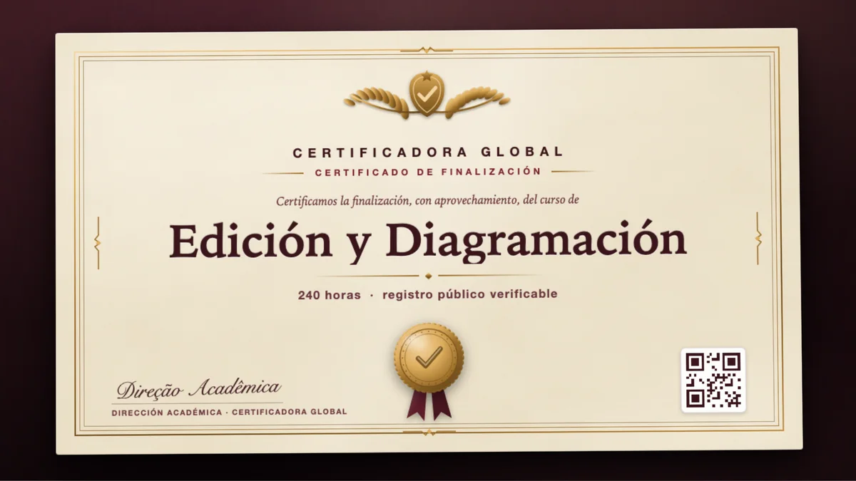 Portada del curso Edición y Diagramación