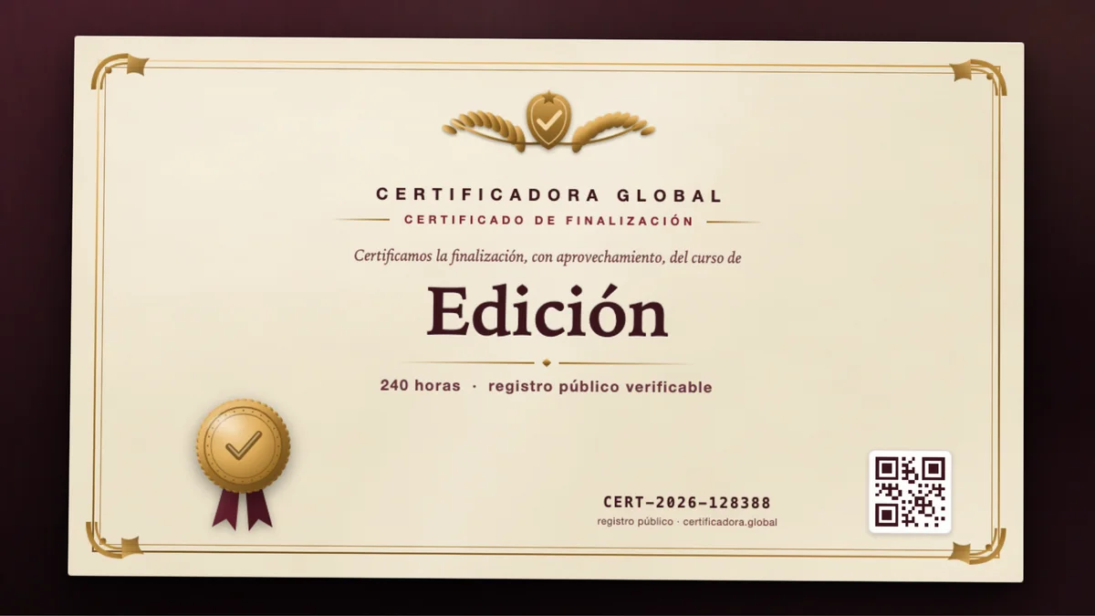 Portada del curso Edición