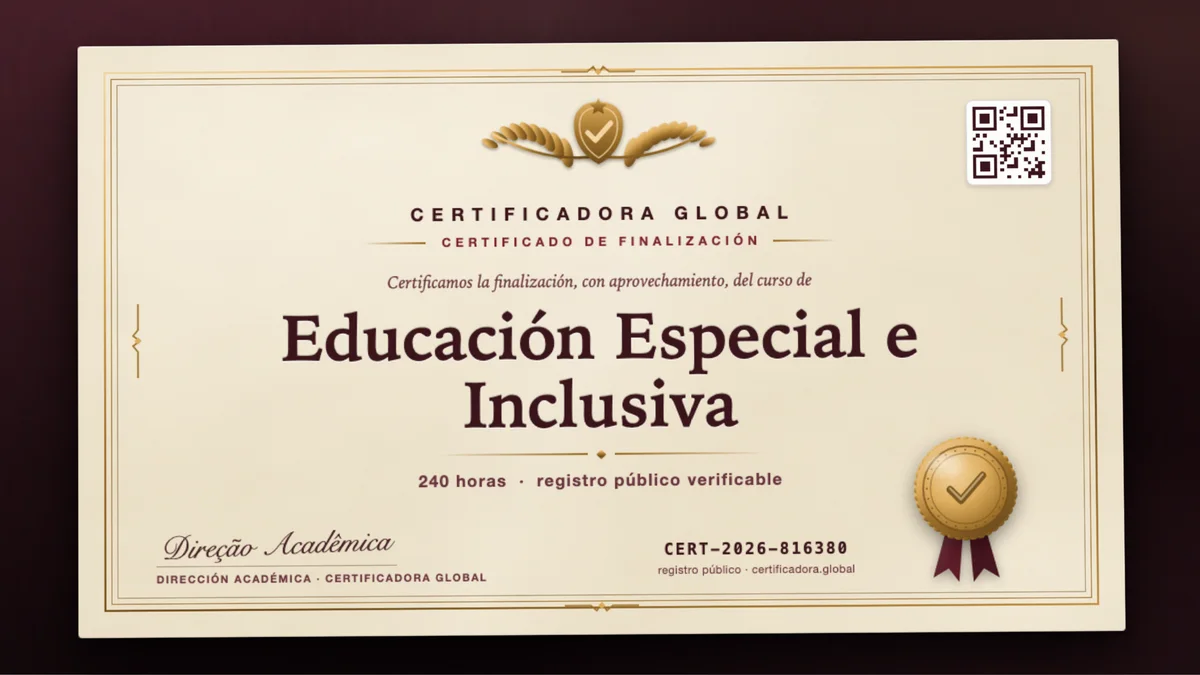 Portada del curso Educación Especial e Inclusiva
