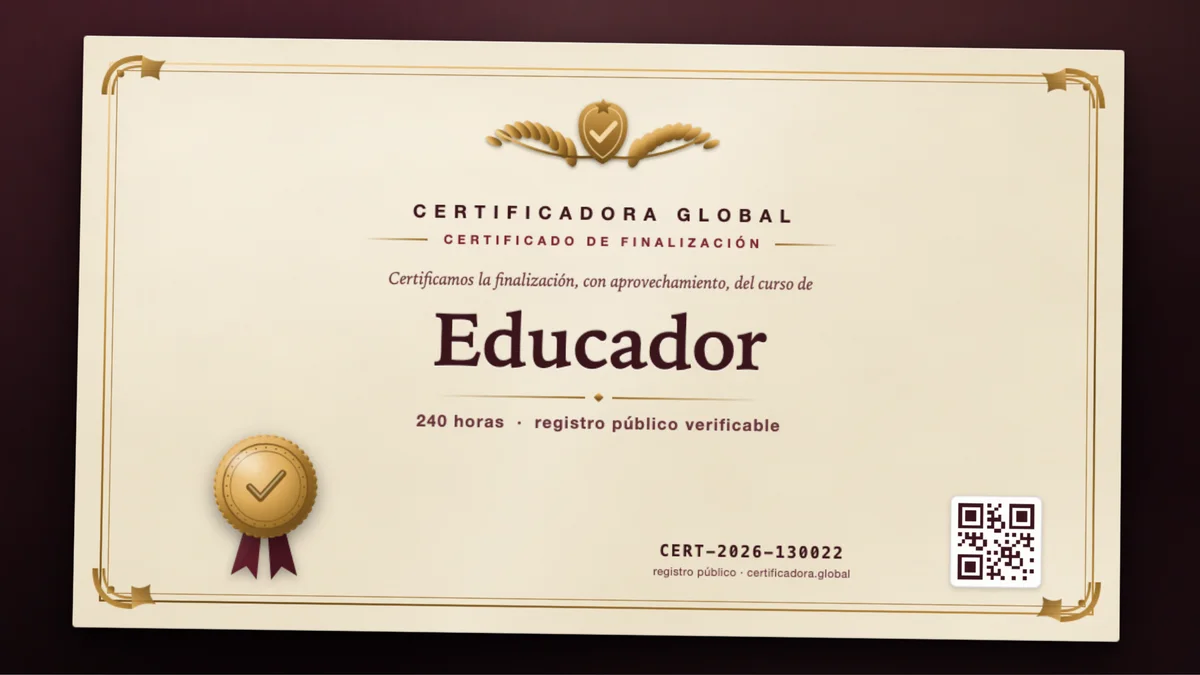 Portada del curso Educador