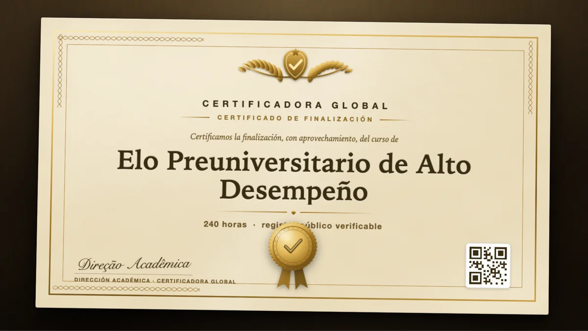 Portada del curso Elo Preuniversitario de Alto Desempeño