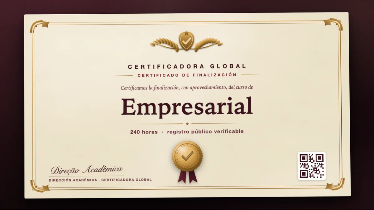 Portada del curso Empresarial