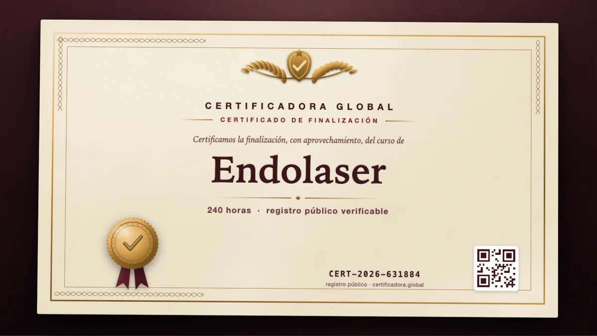 Portada del curso Endolaser