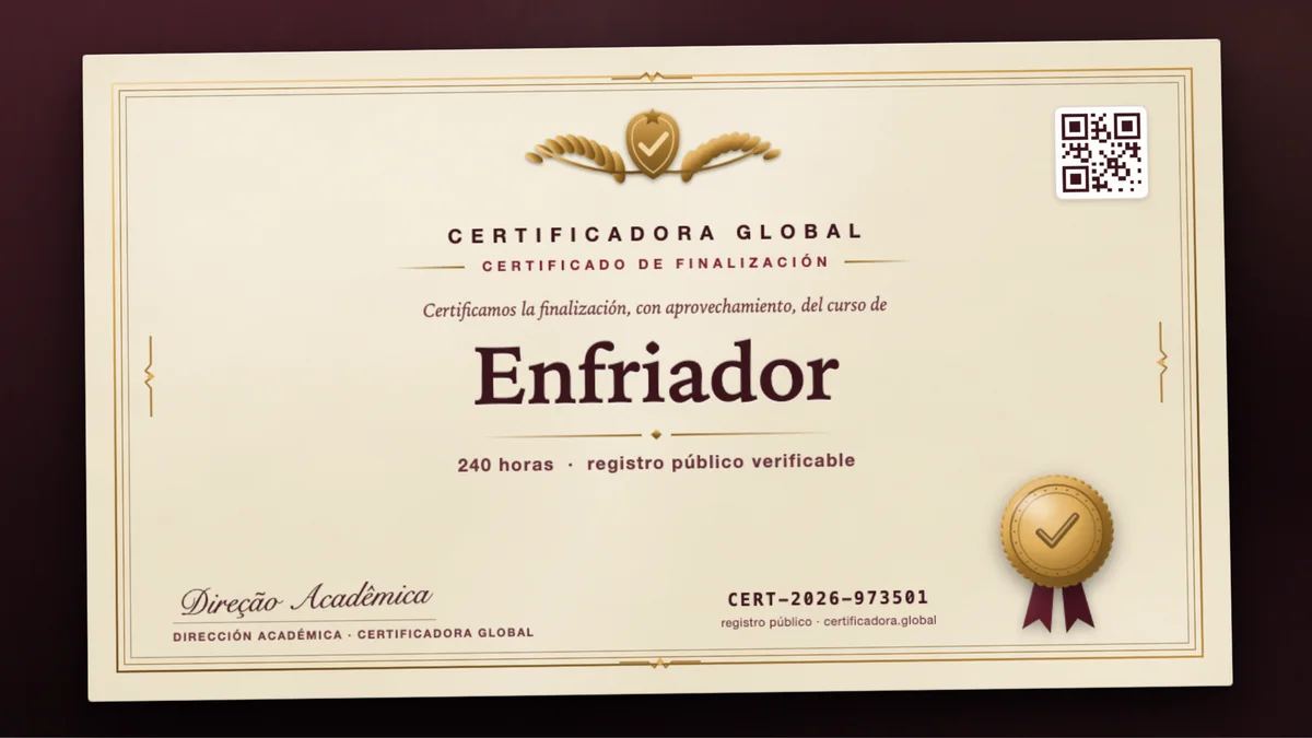 Portada del curso Enfriador