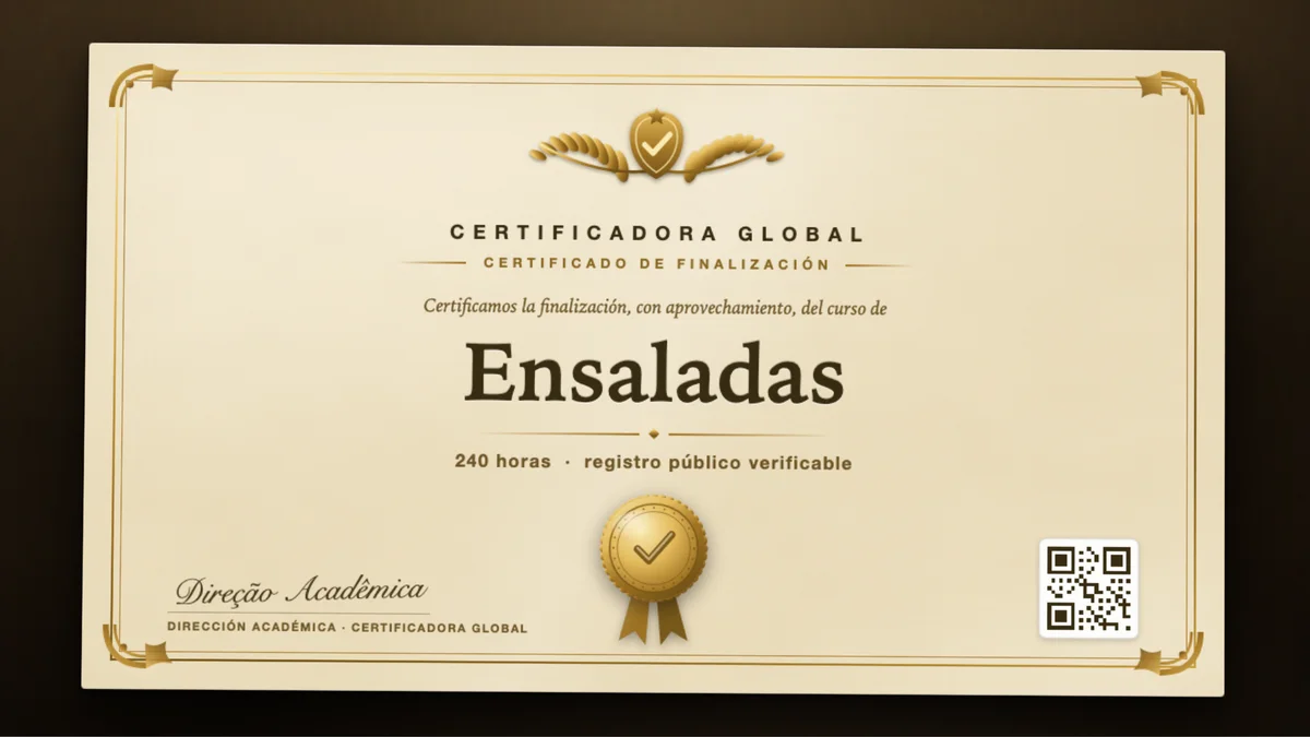 Portada del curso Ensaladas