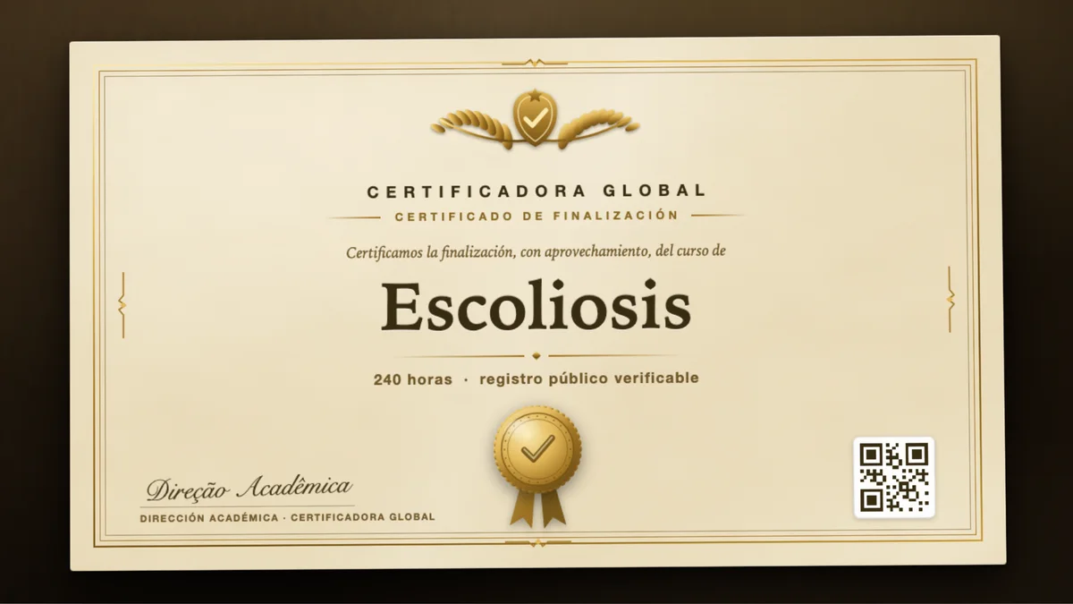 Portada del curso Escoliosis