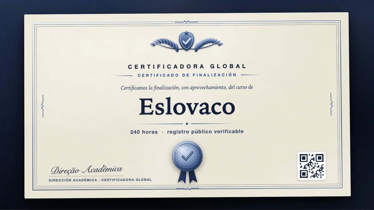 Portada del curso Eslovaco