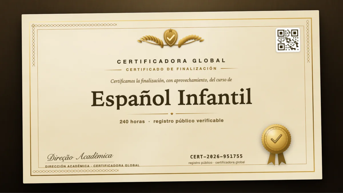 Portada del curso Español Infantil