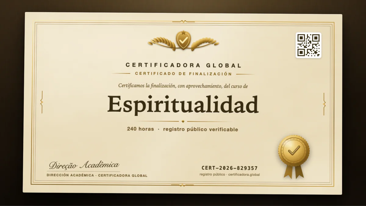 Portada del curso Espiritualidad