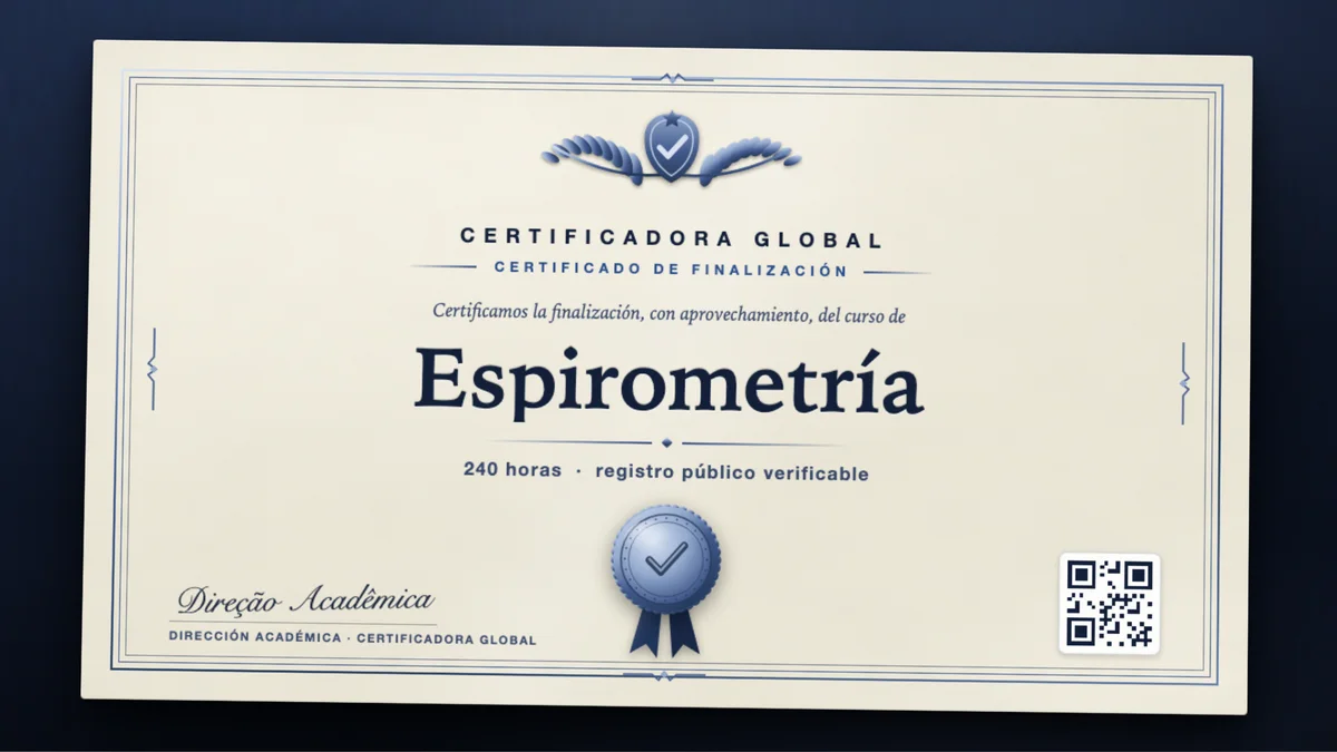 Portada del curso Espirometría