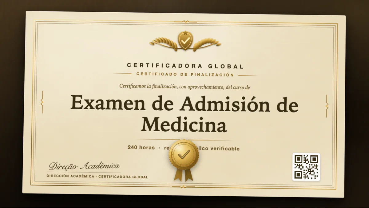 Portada del curso Examen de Admisión de Medicina