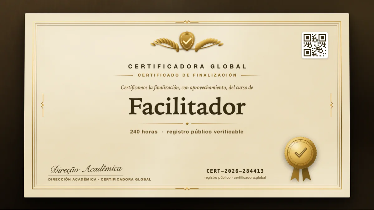 Portada del curso Facilitador