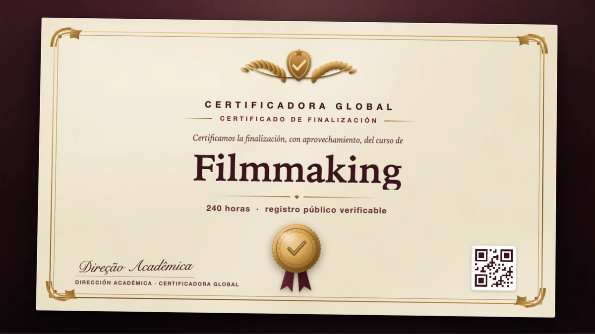 Portada del curso Filmmaking