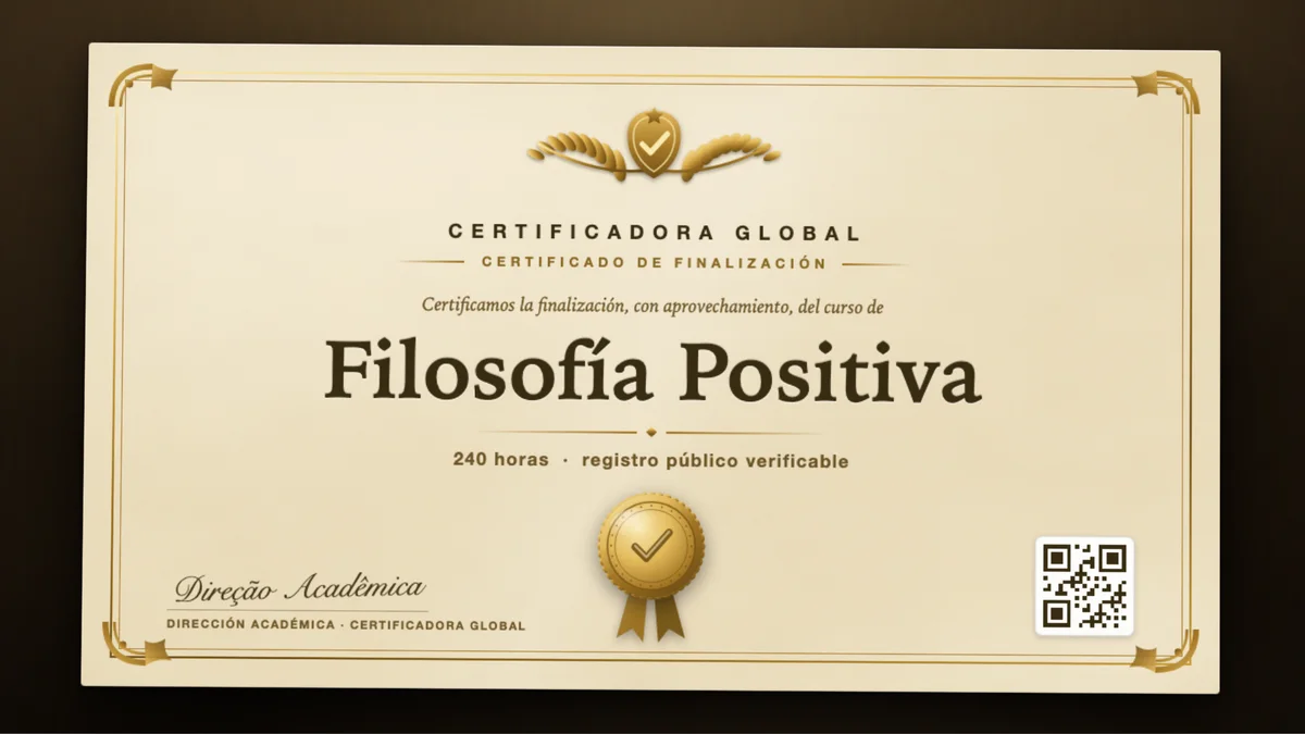 Portada del curso Filosofía Positiva